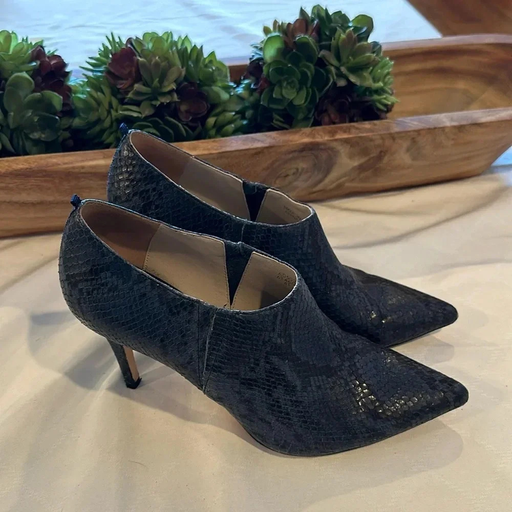 Boden women’s Heswall Shoes Boots booties‎ heels size  41 snake skin leather